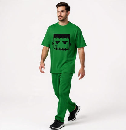 Camiseta Monstruo de Frankenstein Kawaii | Disfraz de Halloween Simple y Divertido