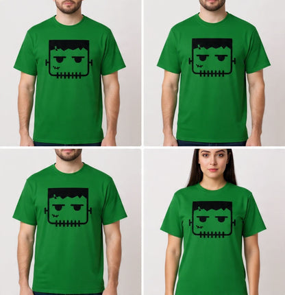 Camiseta Monstruo de Frankenstein Kawaii | Disfraz de Halloween Simple y Divertido