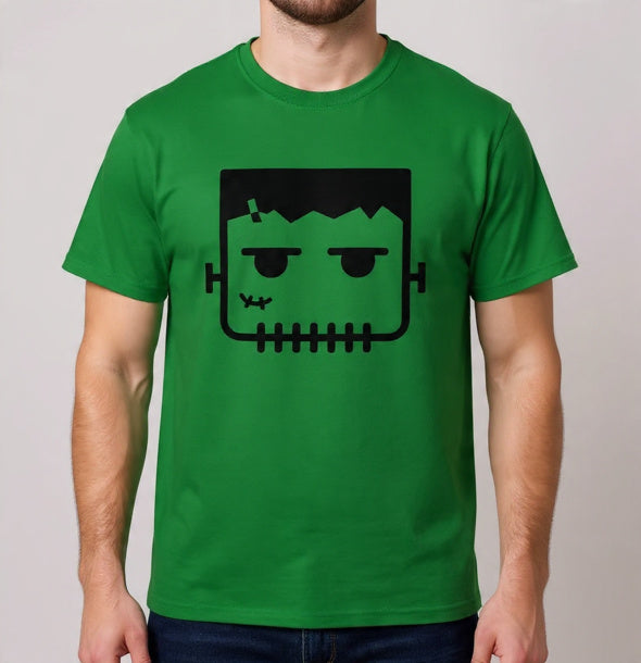 Camiseta Monstruo de Frankenstein Kawaii | Disfraz de Halloween Simple y Divertido