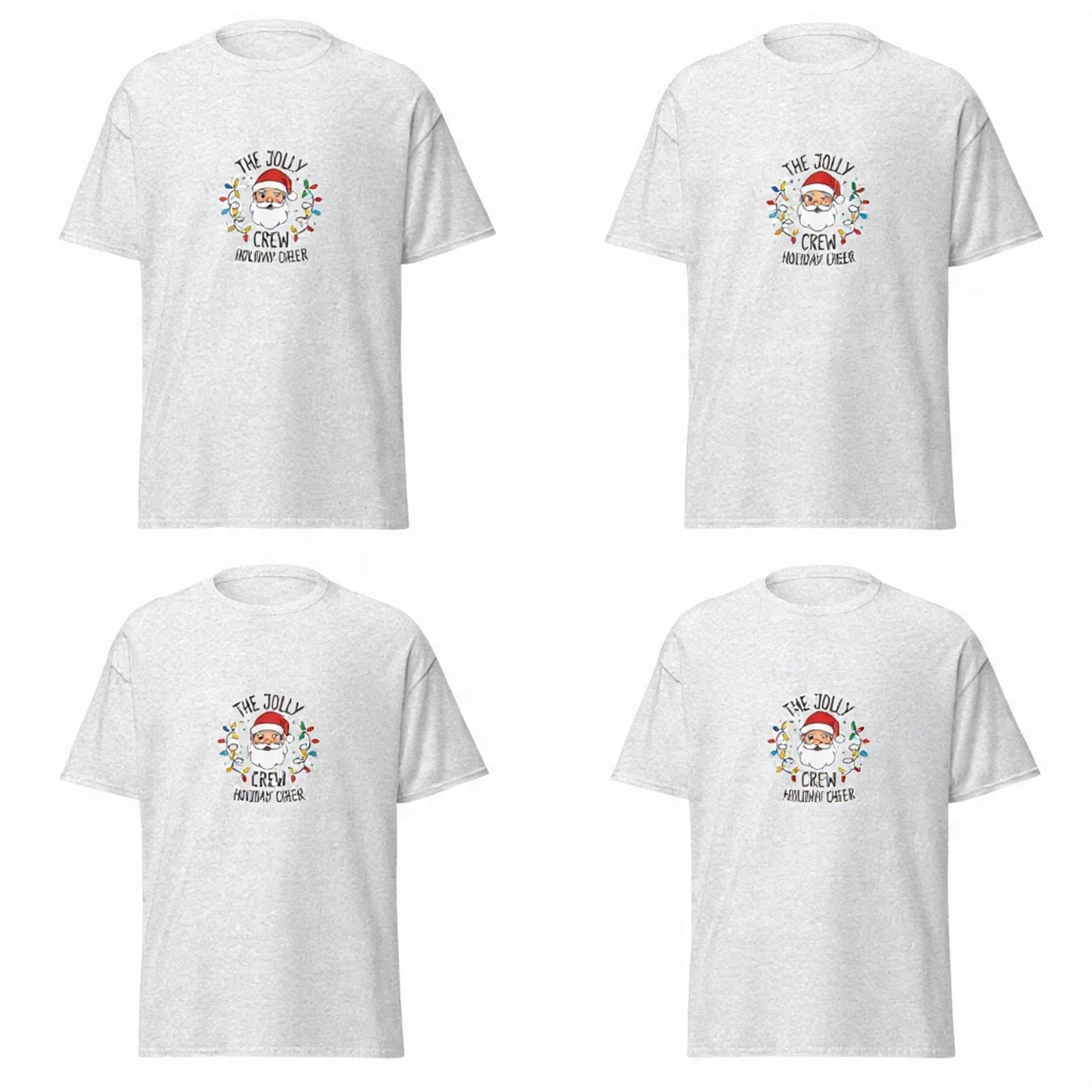 Snowman Cheer Christmas T-Shirt - Camiseta Muñecos de Nieve Estilo Acuarela