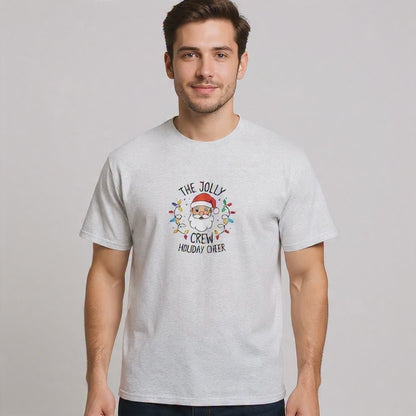 Snowman Cheer Christmas T-Shirt - Camiseta Muñecos de Nieve Estilo Acuarela