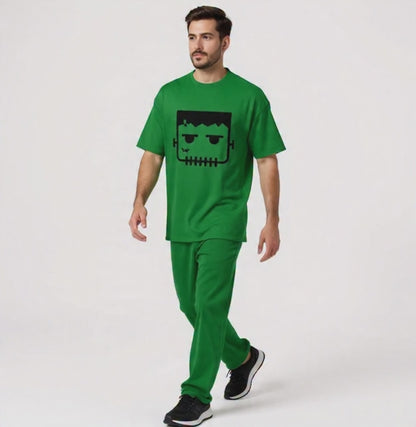 Camiseta Monstruo de Frankenstein Kawaii | Disfraz de Halloween Simple y Divertido